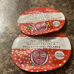 Bundle 2 Glitter face mask peel off gel mask